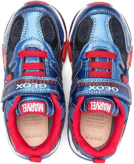 Geox Kids Bayonyc Spider-Man trainers Blue
