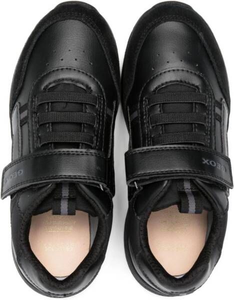 Geox Kids Briezee leather sneakers Black