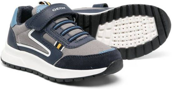Geox Kids Briezee panelled sneakers Blue