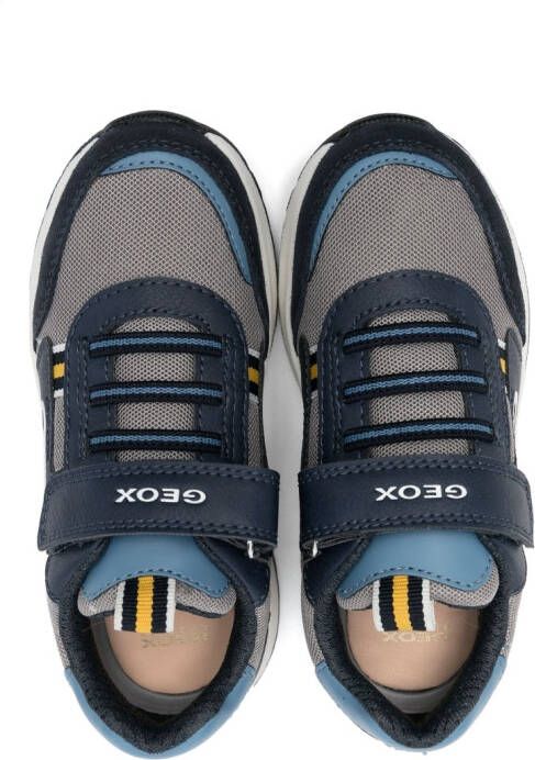 Geox Kids Briezee panelled sneakers Blue