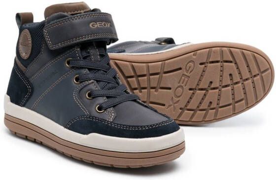 Geox Kids Charz touch-strap boots Blue