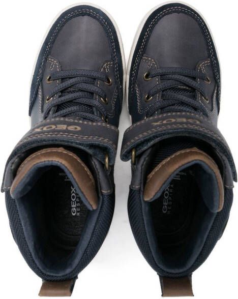 Geox Kids Charz touch-strap boots Blue