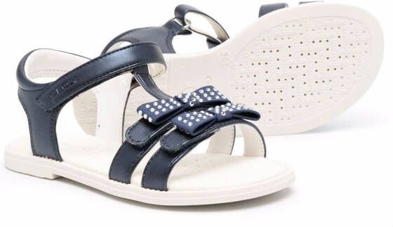 Geox Kids chunky touch-strap sandals Blue