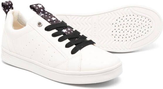Geox Kids DJ Rock lace-up sneakers White