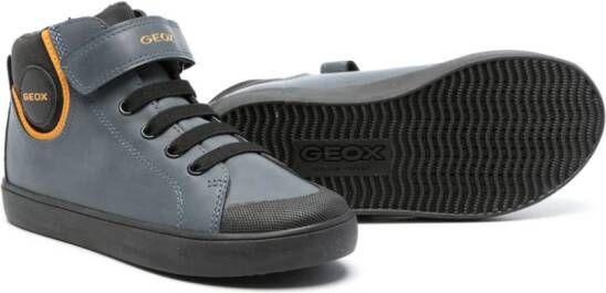 Geox Kids Gisli lace-up ankle boots Blue