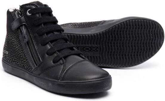 Geox Kids Gisli side-zip boots Black