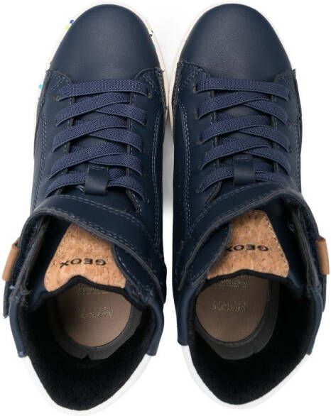 Geox Kids Kathe high-top trainers Blue