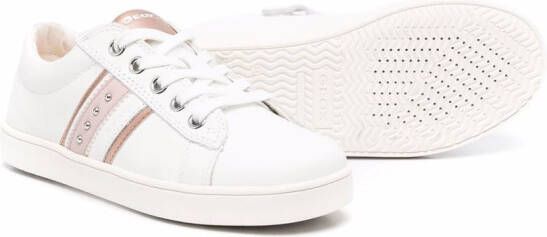 Geox Kids Kathe low-top trainers White