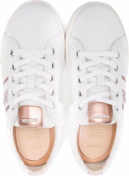 Geox Kids Kathe low-top trainers White