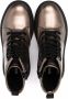 Geox Kids metallic effect lace-up combat boots Brown - Thumbnail 3