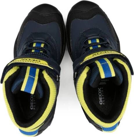 Geox Kids New savage lace-up boots Blue
