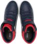 Geox Kids panelled high-top sneakers Blue - Thumbnail 3