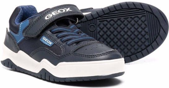 Geox Kids Perth touch-strap sneakers Blue