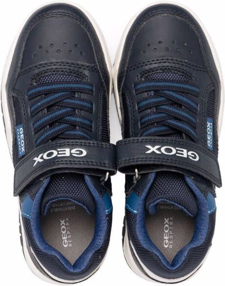 Geox Kids Perth touch-strap sneakers Blue