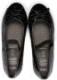 Geox Kids Plie high-shine ballerina shoes Black - Thumbnail 3