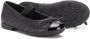Geox Kids Plié leather ballerina shoes Black - Thumbnail 2
