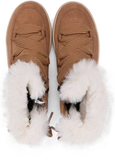 Geox Kids Rebecca suede ankle boots Brown
