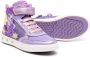Geox Kids Skylin Rapunzel high-top sneakers Purple - Thumbnail 2