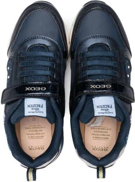 Geox Kids Spaceclub Elsa-print sneakers Blue