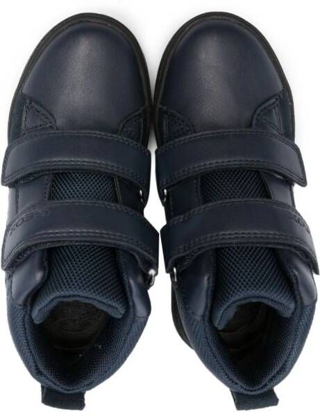 Geox Kids Theleven Abx panelled sneakers Blue