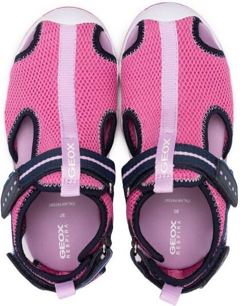 Geox Kids Wader touch-strap sandals Pink