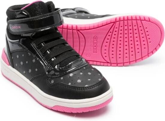 Geox Kids Washiba lace-up sneakers Black