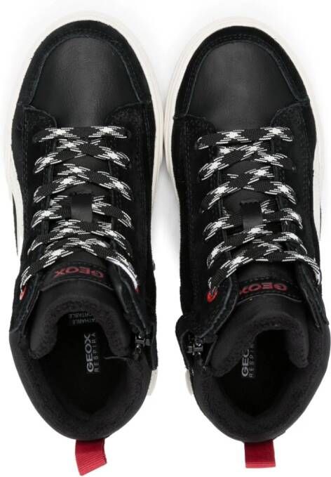 Geox Kids Weemble lace-up sneakers Black