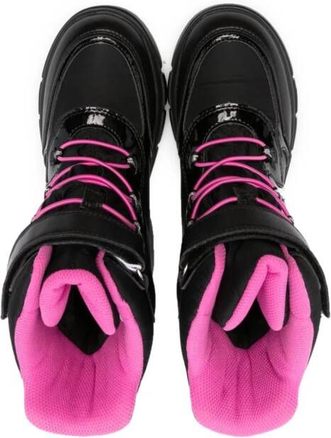Geox Kids Willaboom touch-strap boots Black