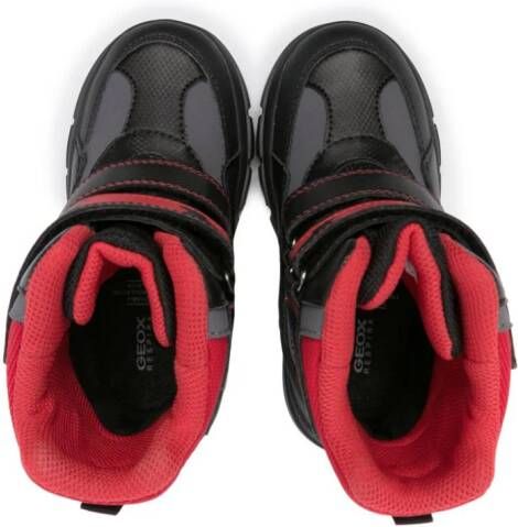 Geox Kids Willaboom touch-strap boots Black
