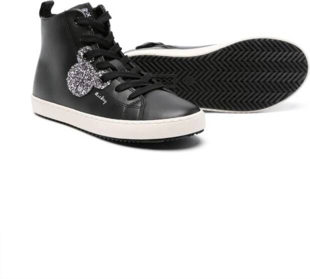 Geox Kids x Disney Kalispera Mickey high-top sneakers Black