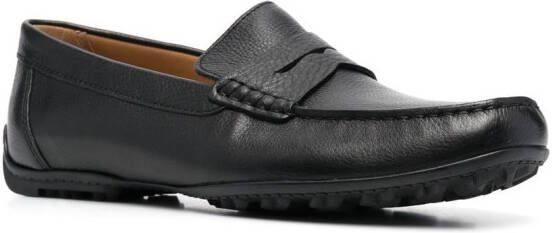 Geox Kosmopolis leather loafers Black