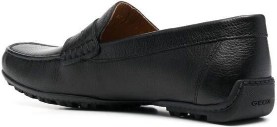 Geox Kosmopolis leather loafers Black
