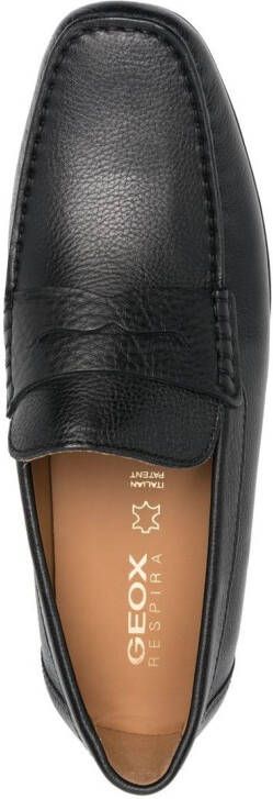 Geox Kosmopolis leather loafers Black