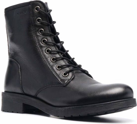 Geox lace-up ankle boots Black