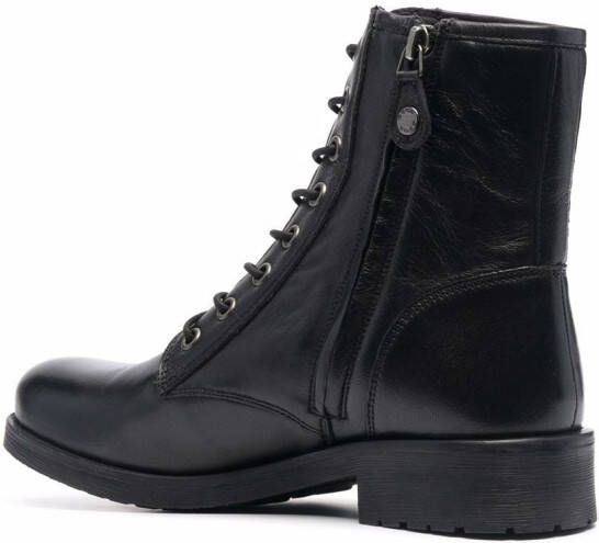 Geox lace-up ankle boots Black