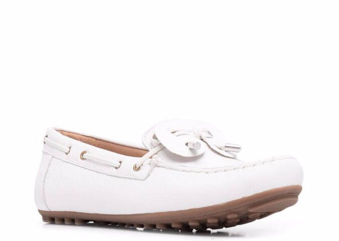 Geox lace-up detail loafers White