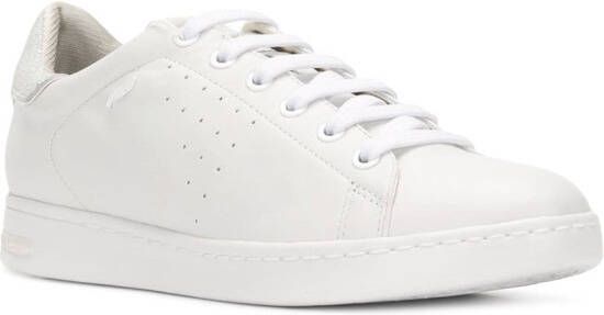 Geox lace-up fastened flat sneakers White