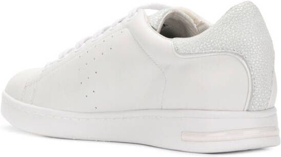 Geox lace-up fastened flat sneakers White
