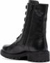 Geox lace-up leather boots Black - Thumbnail 3