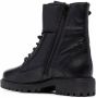 Geox lace-up leather boots Black - Thumbnail 3