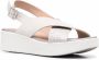 Geox Laudara woven-strap wedge sandals Grey - Thumbnail 2