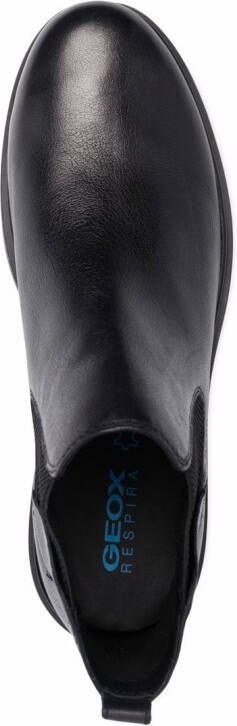 Geox leather Chelsea boots Black
