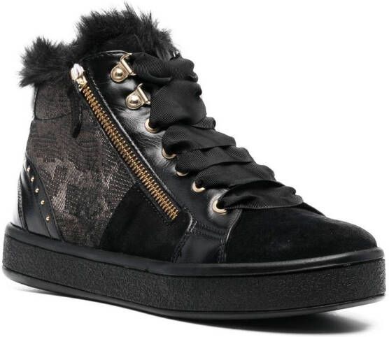 Geox Leelu leather ankle boots Black