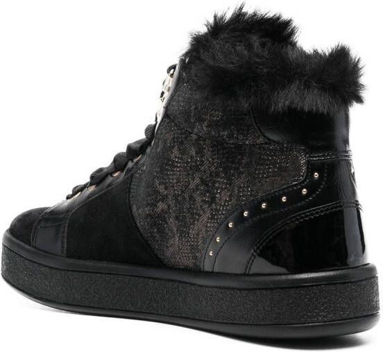Geox Leelu leather ankle boots Black