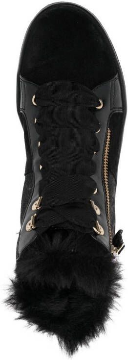 Geox Leelu leather ankle boots Black