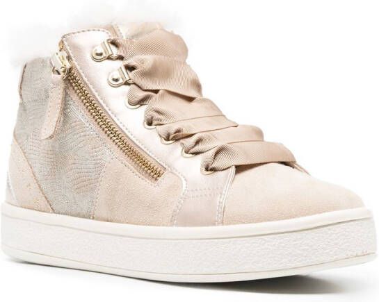 Geox Leelu leather ankle boots Neutrals
