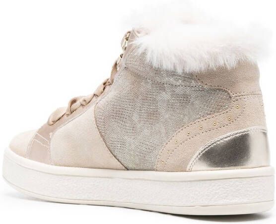 Geox Leelu leather ankle boots Neutrals