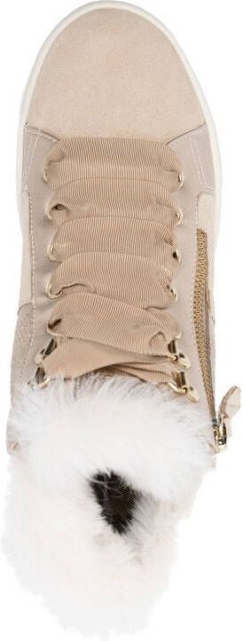 Geox Leelu leather ankle boots Neutrals