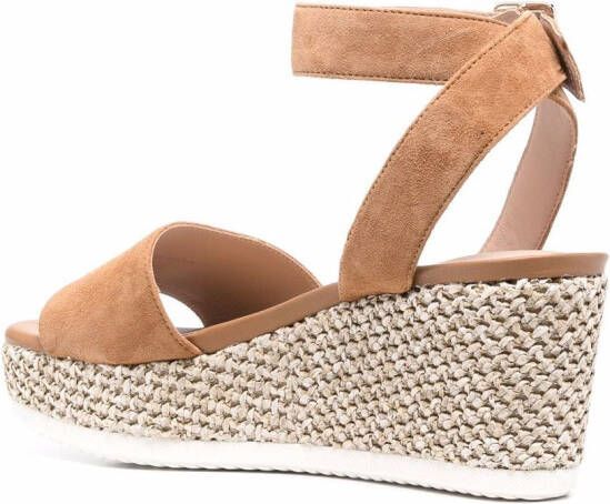 Geox 75mm Lipari wedge sandals Neutrals