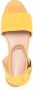 Geox Lipari woven wedge sandals Yellow - Thumbnail 4